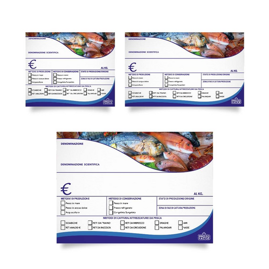 Segnaprezzi settore pesce - OPB003