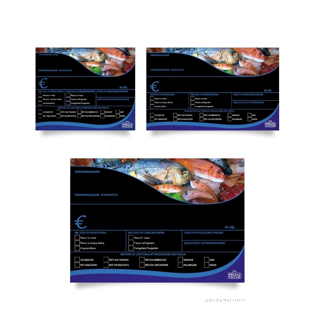 Segnaprezzi settore pesce - OPB003