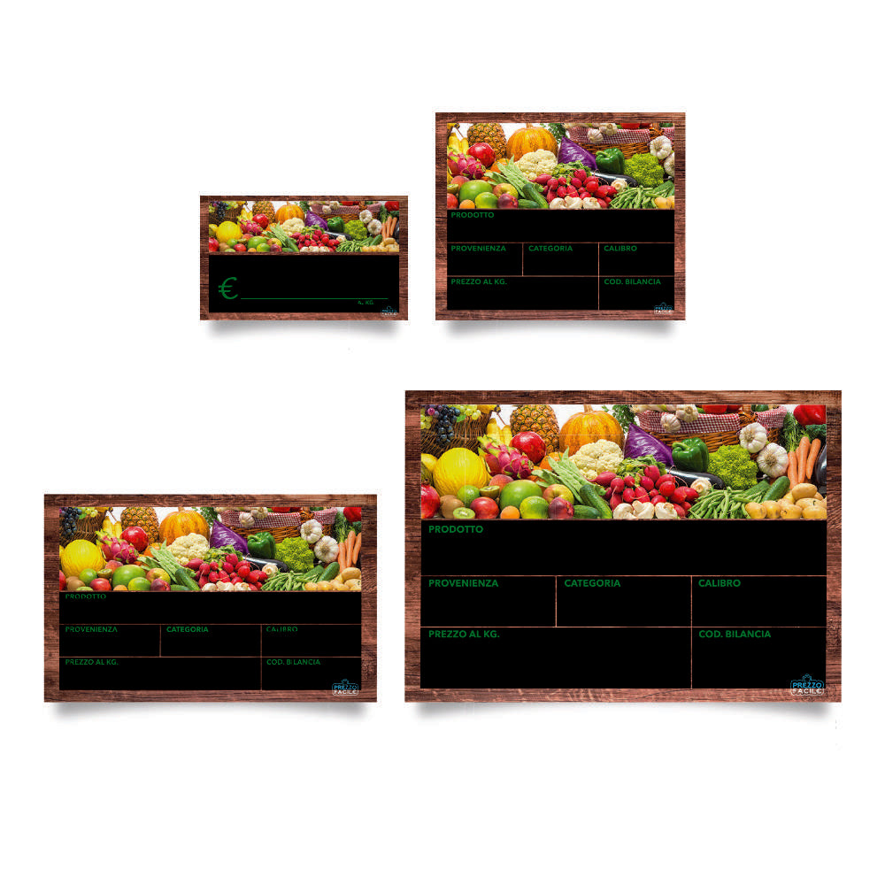 Segnaprezzi settore frutta e verdura - LBF002